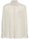 Above Striped Long Sleeve Shirt Ivory - OUR LEGACY - BALAAN 2