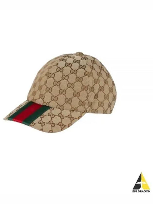 Original GG Base Ball Cap Beige Ebony - GUCCI - BALAAN 2