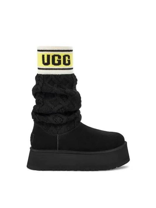 for women sweater binding boots classic letter black 271437 - UGG - BALAAN 1