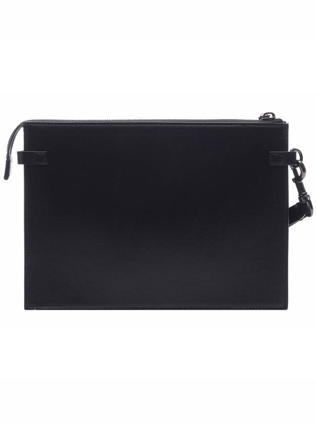 Men's V Logo Signature Clutch Bag Black - VALENTINO - BALAAN 5