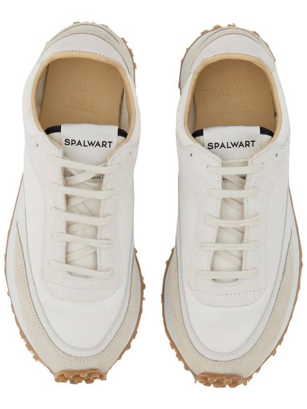 Tempo Lace up Low-Top Sneakers White - SPALWART - BALAAN 3