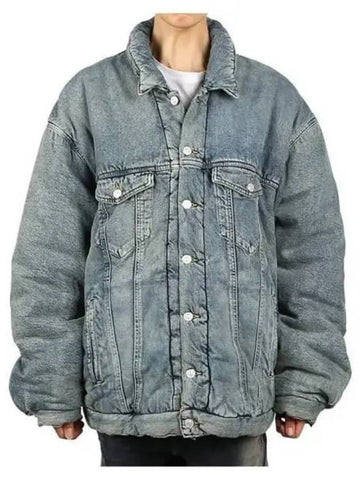 Denim padded jacket 271847 - BALENCIAGA - BALAAN 1