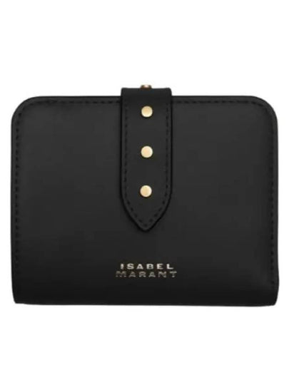 Logo Print Half Wallet Black - ISABEL MARANT - BALAAN 2