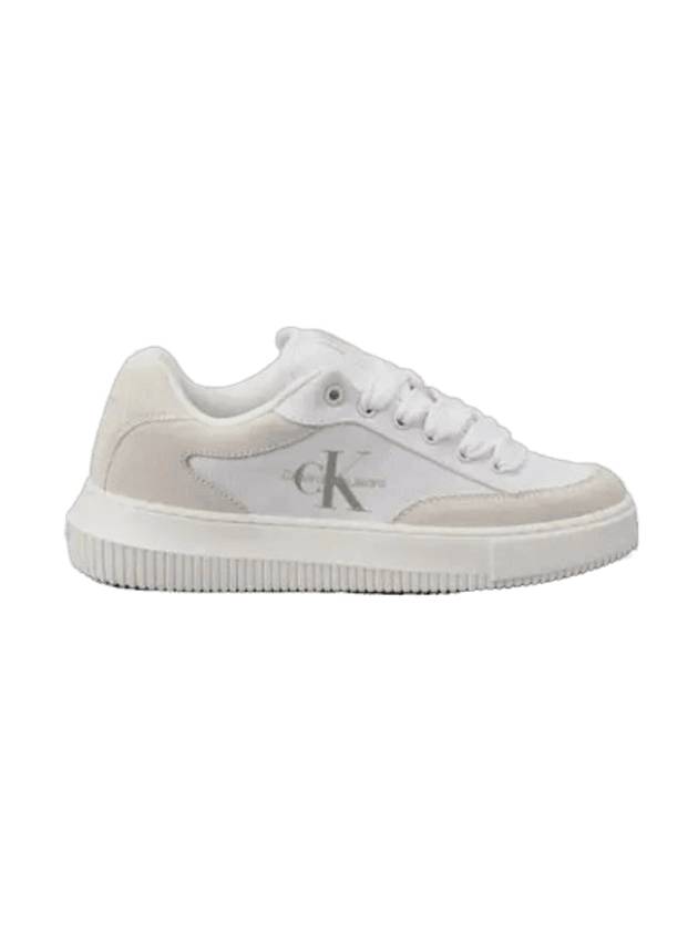 Jeans Malmo Low Top Sneakers Cream White - CALVIN KLEIN - BALAAN 1