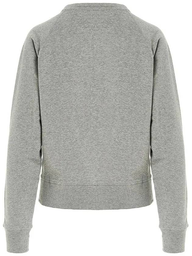 Fox Head Patch Adjusted Sweatshirt Grey Melange - MAISON KITSUNE - BALAAN 4