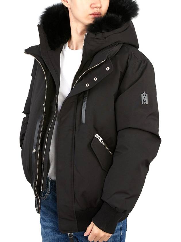 DIXON BX BLACK Men s Hooded Bomber Padded Jumper Jacket Classic Fit - MACKAGE - BALAAN 10