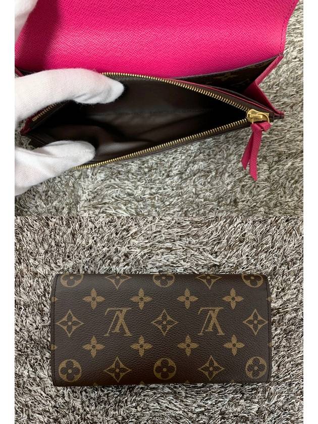 Emily Wallet Fuchsia Long - LOUIS VUITTON - BALAAN 5