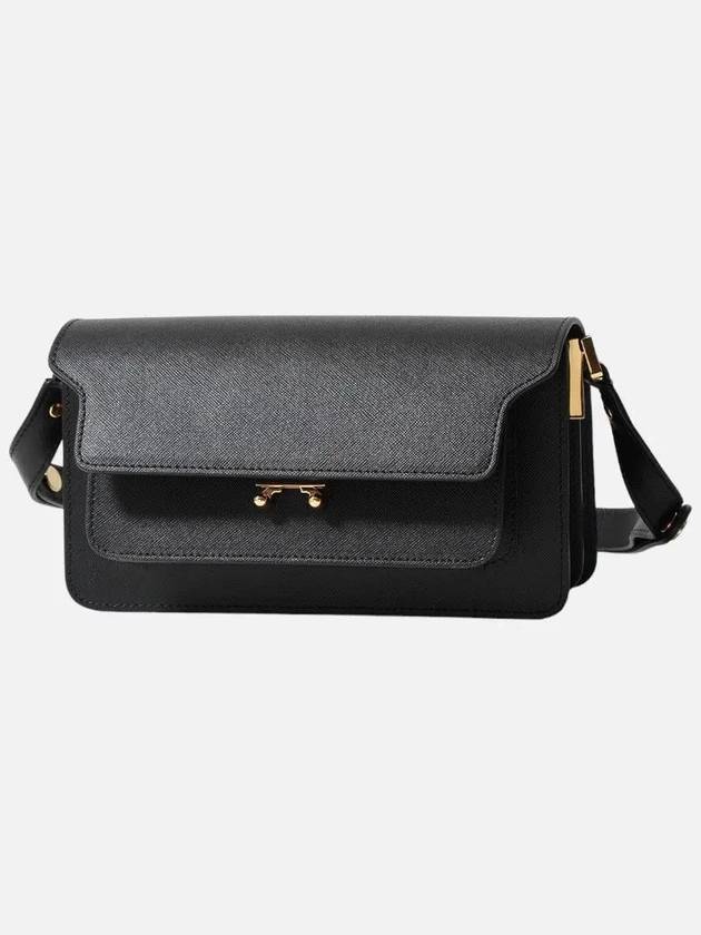 Trunk East West Shoulder Bag Black - MARNI - BALAAN 3