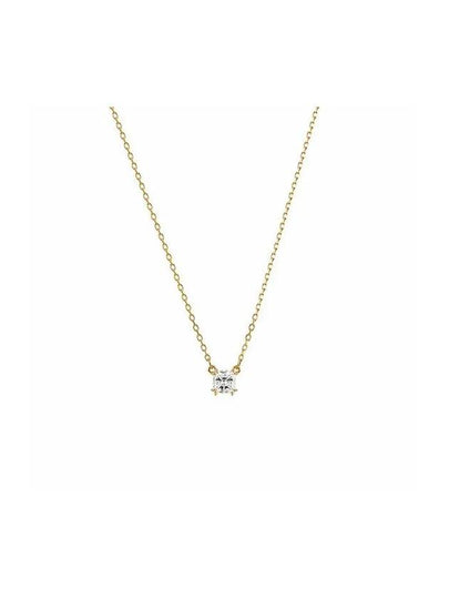 Stilla Crystal Pendant Square Cut Necklace Gold - SWAROVSKI - BALAAN 2