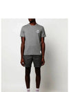 Midweight Jersey Anchor Short Sleeve T-Shirt Light Grey - THOM BROWNE - BALAAN 3