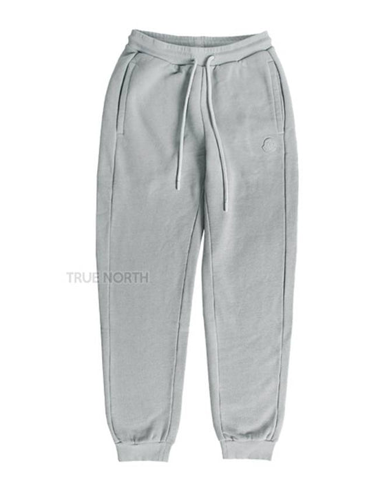 Logo Patch Track Pants Gray - MONCLER - BALAAN 2