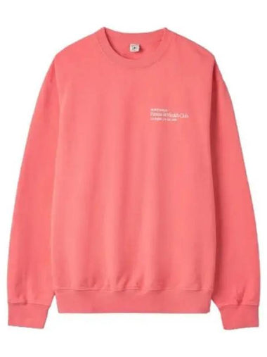 Fitness Gym Crew Neck Sweatshirt Strawberry - SPORTY & RICH - BALAAN 1