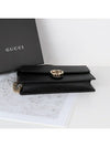 GG Interlocking Chain Strap Cross Bag Black - GUCCI - BALAAN 7