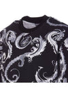 Long Sleeve T Shirt 77GAI3R0 FS161 KJ2 Free BLACK SILVER - VERSACE - BALAAN 3