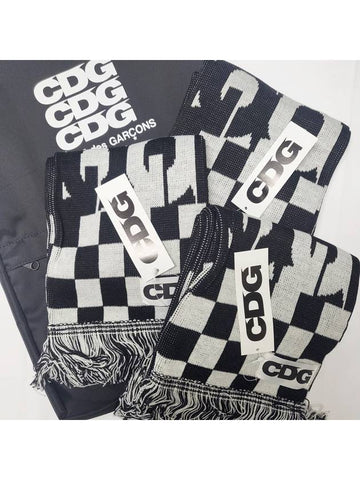 2024 CDG Muffler Black Shawl - COMME DES GARCONS - BALAAN 1