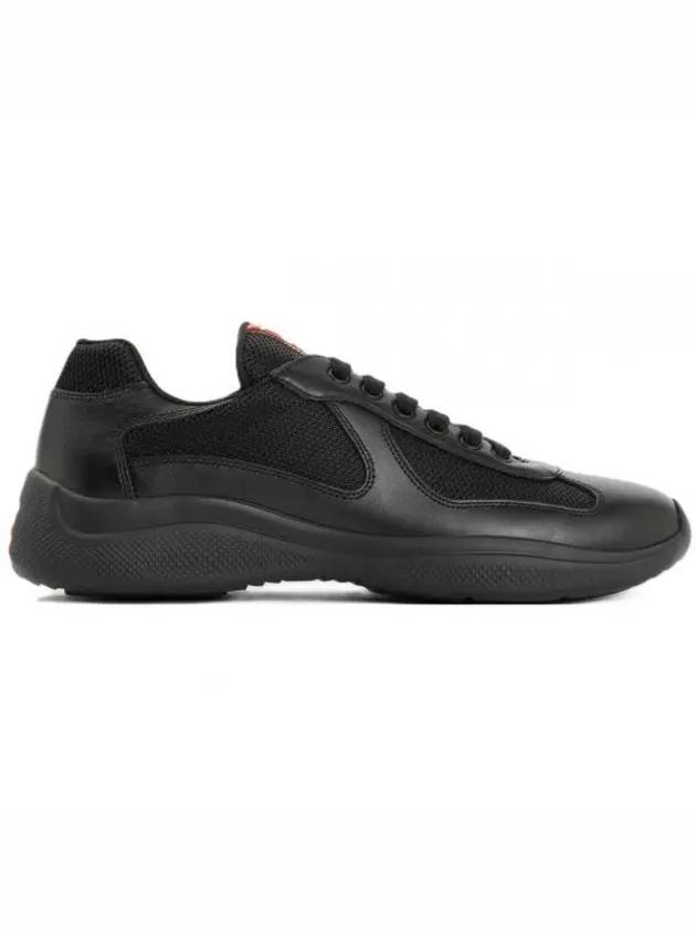 America's Cup Leather Low Top Sneakers Black - PRADA - BALAAN 2