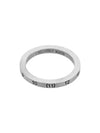 Number Logo Slim Ring Silver - MAISON MARGIELA - BALAAN 3