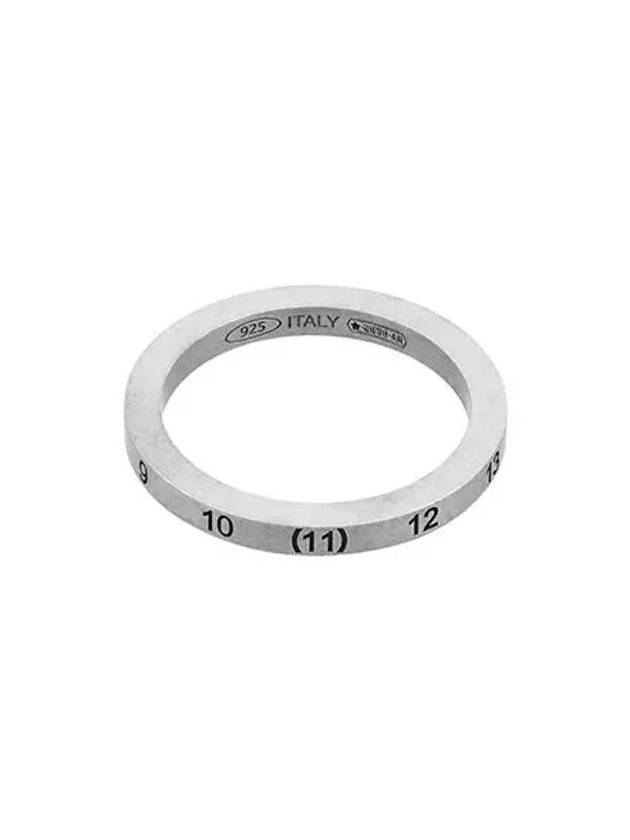 Number Logo Slim Ring Silver - MAISON MARGIELA - BALAAN 3