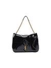 Jamie 4.3 Patent Leather Shoulder Bag Black - SAINT LAURENT - BALAAN 1