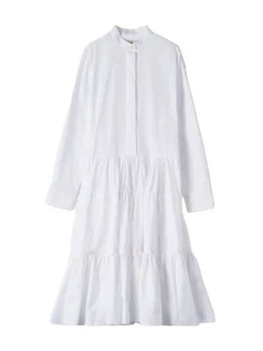 Cotton poplin shomijie dress white - MARNI - BALAAN 1