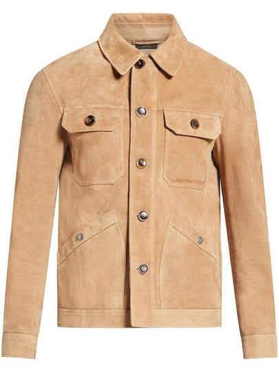 Classic collar suede jacket LJM008LMS014F24 - TOM FORD - BALAAN 2