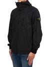 Skin Touch Nylon TC Hooded Jacket Black - STONE ISLAND - BALAAN 4