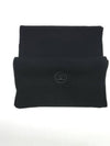 CC logo cashmere black muffler AAA558 - CHANEL - BALAAN 3