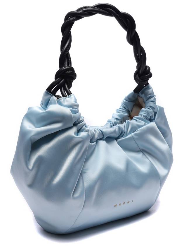 Nylon Hobo Shoulder Bag Blue - MARNI - BALAAN 4