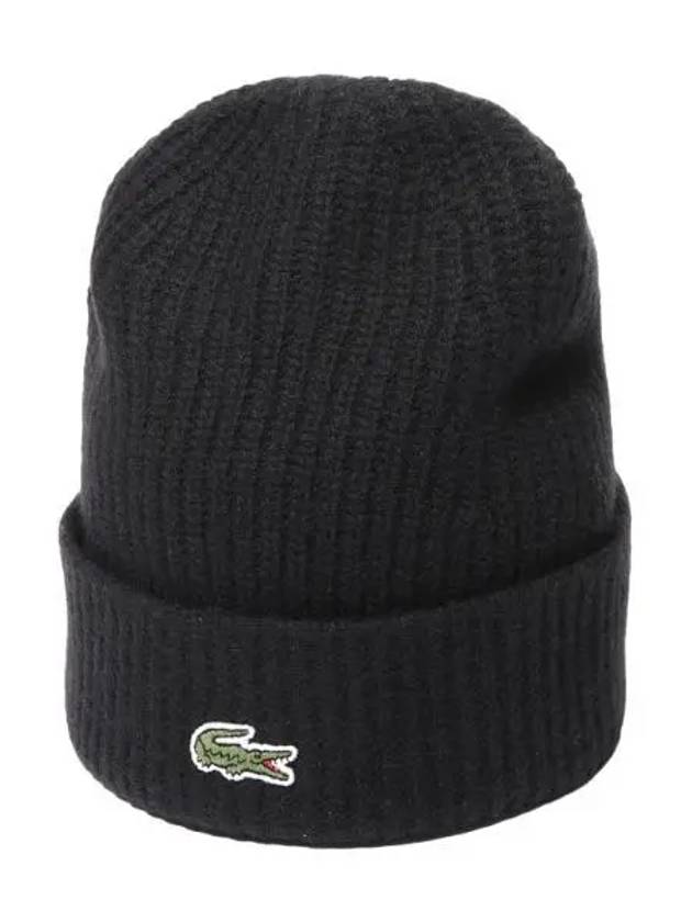 logo patch wool beanie - LACOSTE - BALAAN 1