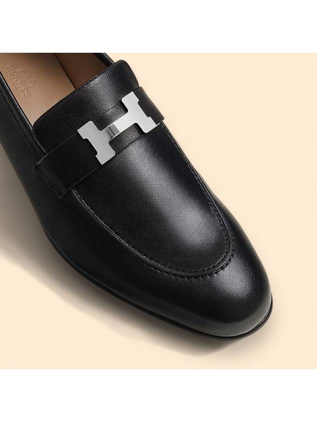 Paris Loafers Black - HERMES - BALAAN 5