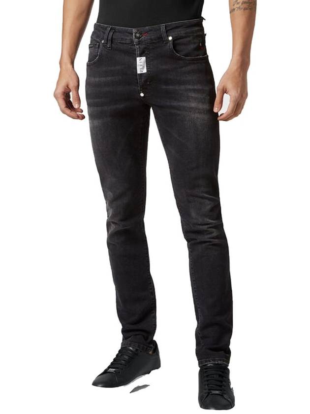 Denim Straight Pants FACCMDT3556PDE004N 02NC Denim - PHILIPP PLEIN - BALAAN 5