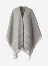 Hilde Logo Wool Cape Light Grey - MAX MARA - BALAAN 2