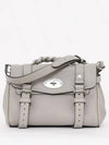 Alexa Heavy Grain Mini Tote Bag Pale Grey - MULBERRY - BALAAN 3