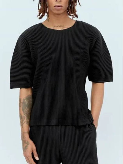 MC March Short Sleeve T-Shirt Black - ISSEY MIYAKE - BALAAN 2