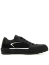 Skate Deck Plimsol Low Top Sneakers Black - ALEXANDER MCQUEEN - BALAAN 2