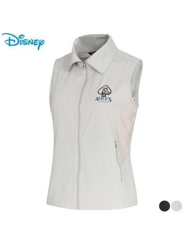 Collar Zip-up Woven Vest Vest DN1LJV008 - DISNEY GOLF - BALAAN 1