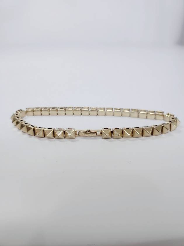 Used luxury goods DHLUX Gold Rockstud men s bracelet - VALENTINO - BALAAN 4