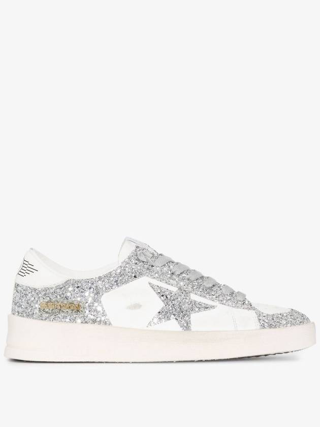 Stardan Glitter Low Top Sneakers Silver - GOLDEN GOOSE - BALAAN 3