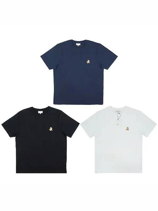 Speedy Fox Patch Short Sleeve T Shirt MM00125KJ0008 3 types choose 1 - MAISON KITSUNE - BALAAN 2