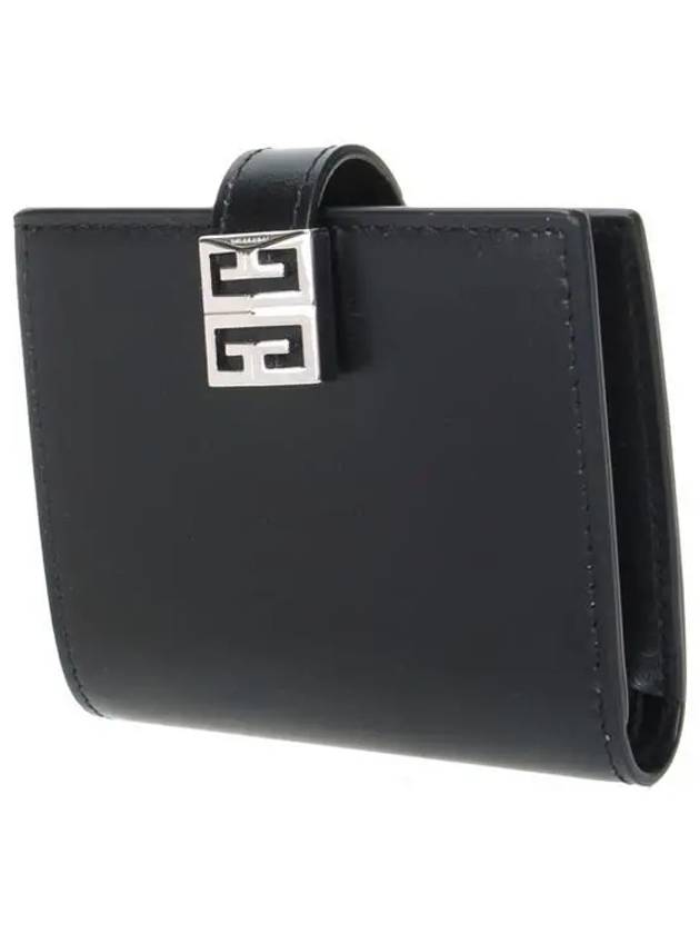 4G Metal Logo Small Half Wallet Black - GIVENCHY - BALAAN 3