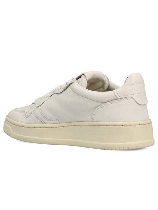 Medalist Goatskin Low Top Sneakers White - AUTRY - BALAAN 4