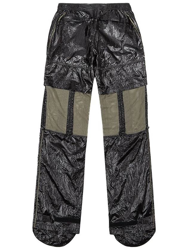 Runway Nylon Mesh Drawstring Straight Pants Black - ULKIN - BALAAN 4