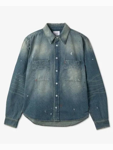 Denim Shirt Indigo RHPF23SR050123720032 - RHUDE - BALAAN 1