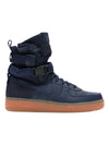 SF Air Force 1 High Top Sneakers Midnight Navy - NIKE - BALAAN 1