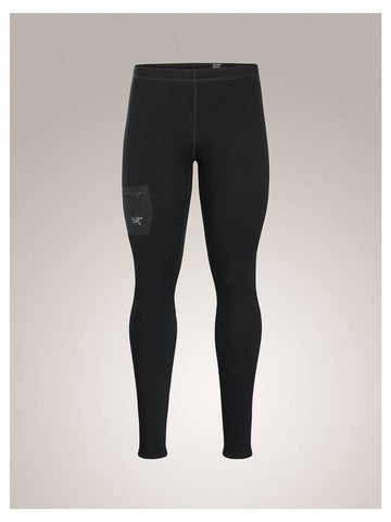 Men's Rho Heavyweight Bottom Leggings Black - ARC'TERYX - BALAAN 1