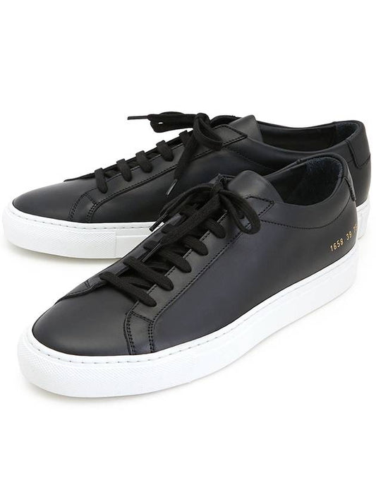 Original Achilles Low Top Sneakers Black - COMMON PROJECTS - BALAAN 2