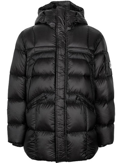 D.D. Shell Hooded Long Down Padding Black - CP COMPANY - BALAAN 2