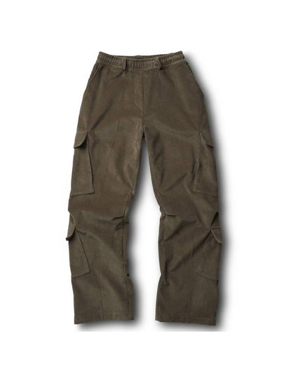 Corduroy Cargo Pants - BLUE SUNFLOWER - BALAAN 2