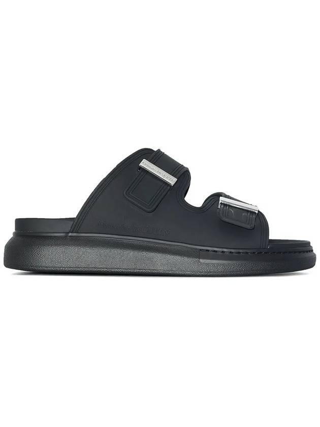 Hybrid Rubber Slippers Black - ALEXANDER MCQUEEN - BALAAN 3