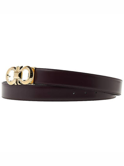 Ferragamo Men's Reversible Gancini Belt 67 0320 DARK BAROLO 0770938 - SALVATORE FERRAGAMO - BALAAN 2